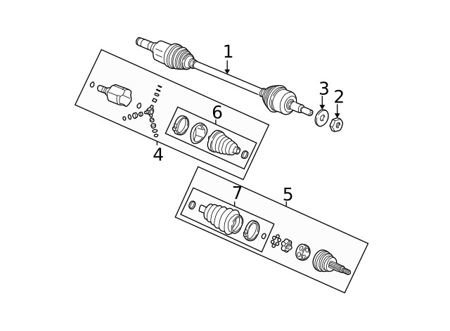 Genuine GM Inner Joint Assembly 22724177