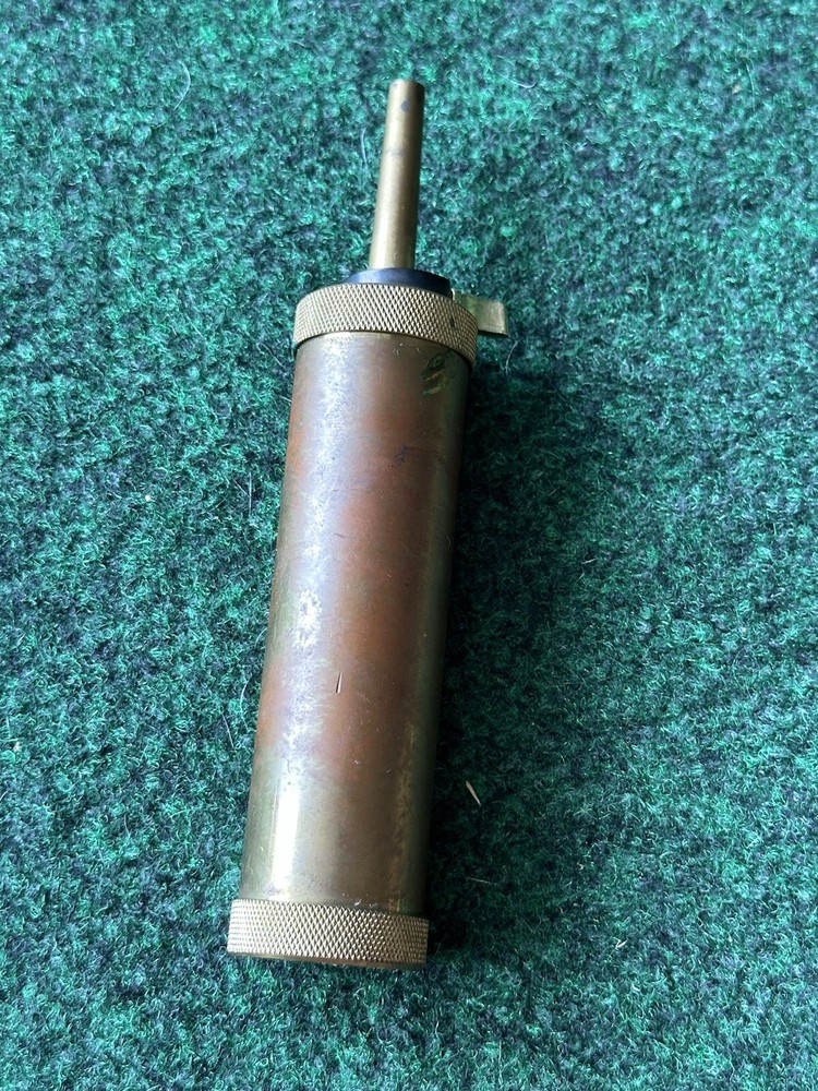 Vintage CVA Brass Black Powder Flask