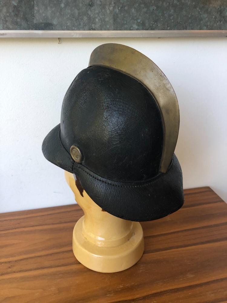 SWISS leather FIRE helmet 1900's
