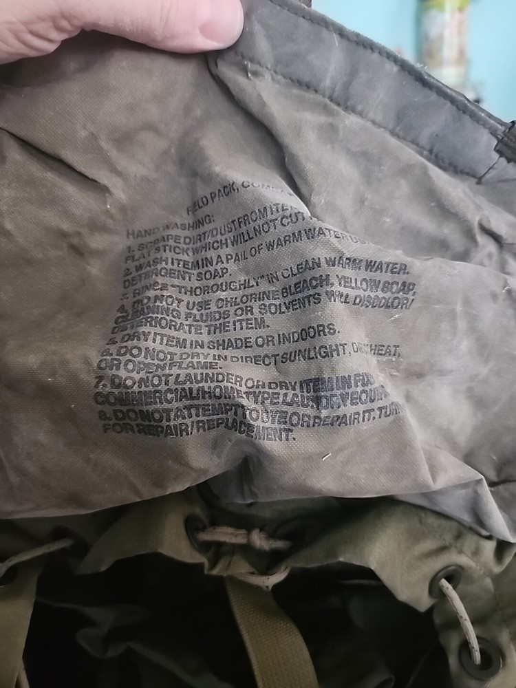 Fastek Vintage Military Back Pack. Missing One Sholder Strap.