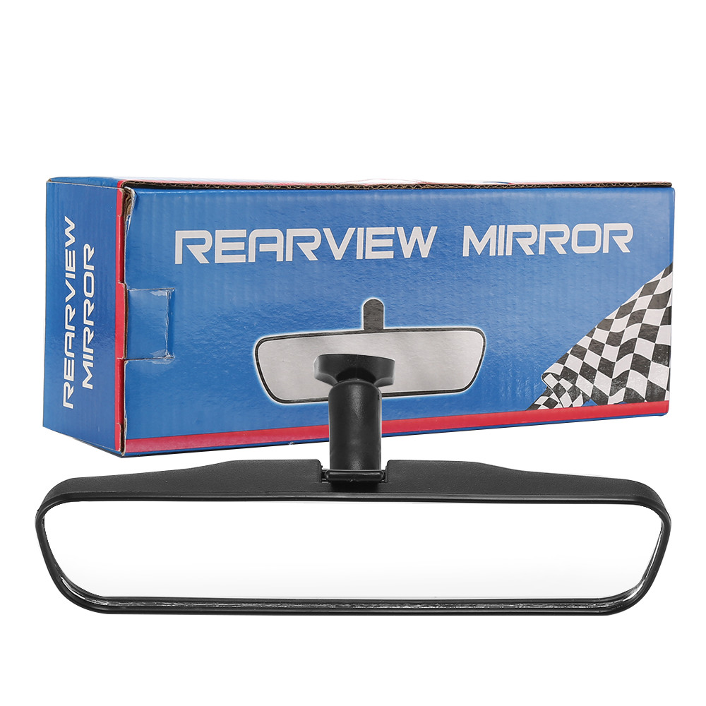 Quality 8" Black Rear View Mirror Interior Replacement Day Night For Universal