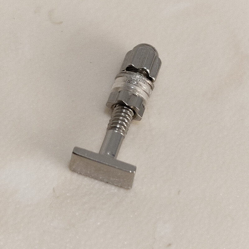 Replacement For C ar tier Eyeglasses Frame Silver Rectangle Screw & Bolt Set New