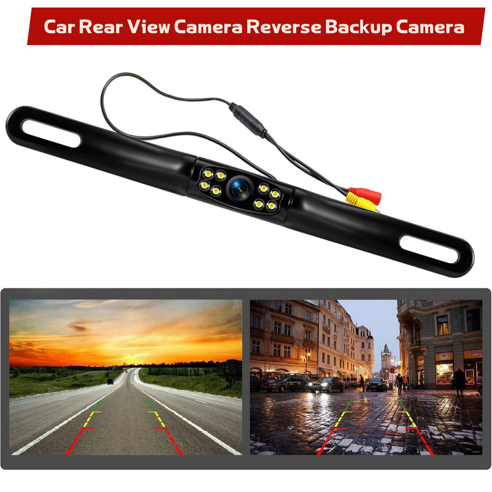 Upgraded Backup Camera 1080p Licence Plate Camera 170° Wide Viewing Waterproof