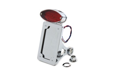 Chrome Vertical Tail Lamp Assembly fits Harley Davidson
