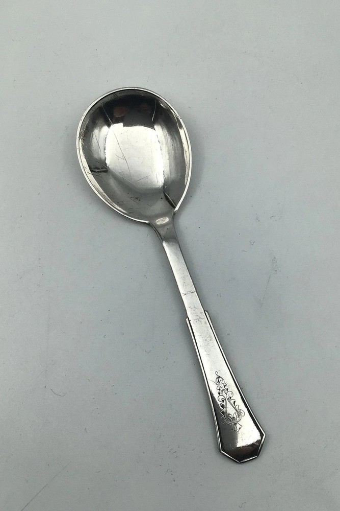 Hans Hansen Heirloom Silver No. 8 Silver Jam Spoon