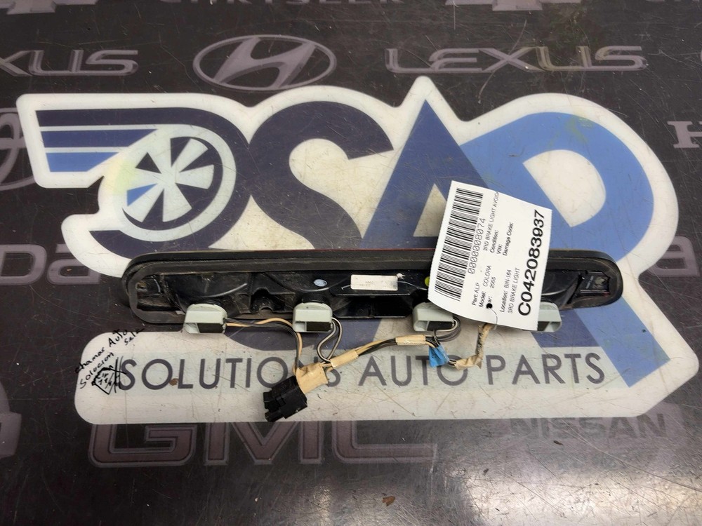 2005 Chevy Colorado 3rd Brake Light Avoidance Lamp