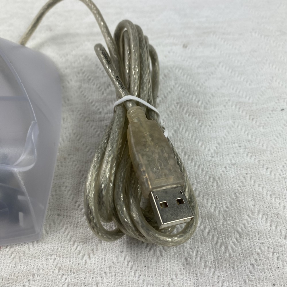 Dexxa USB PS/2 Smart Card Reader Model SCR-1000 Computer Accessory Transparent