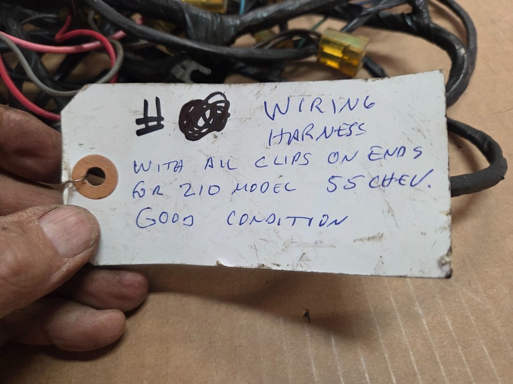 1955 Chevy Original Wiring Harness Under Dash & Engine Compartment Used