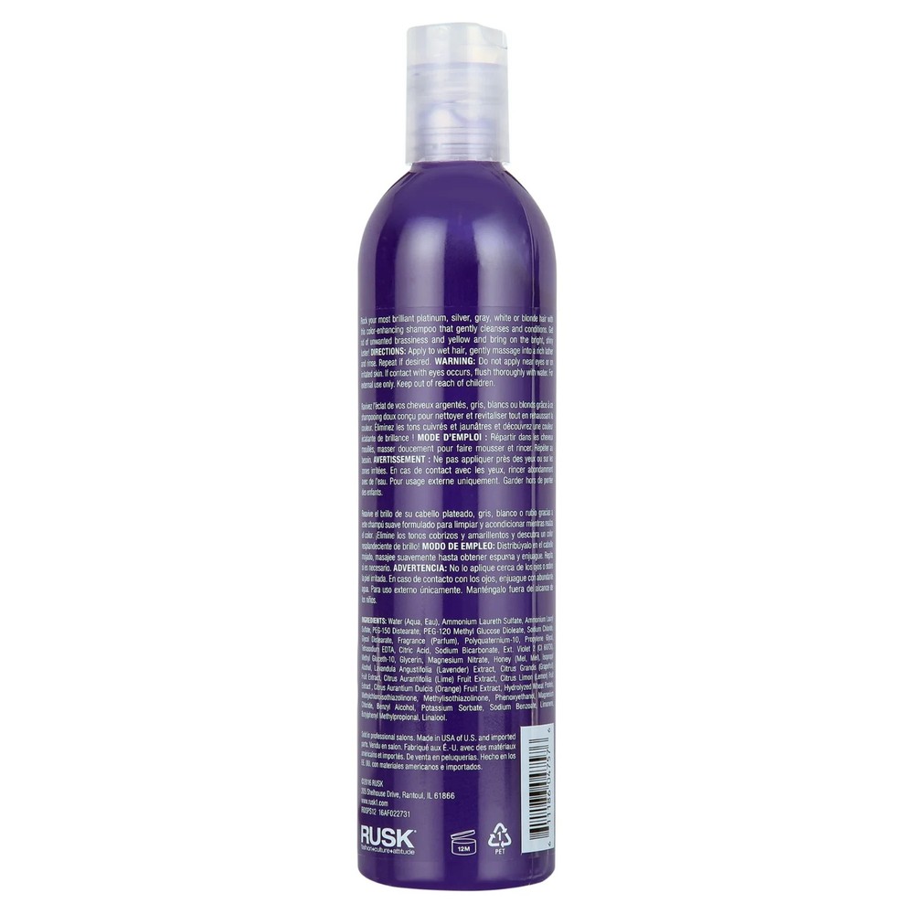 Rusk Deepshine PlatinumX Shampoo 12oz