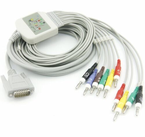 ECG Cable For Nihon Kohden , 10 LEADS , NEW