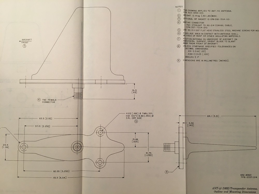 Collins DME 442 and IND 42 install manual