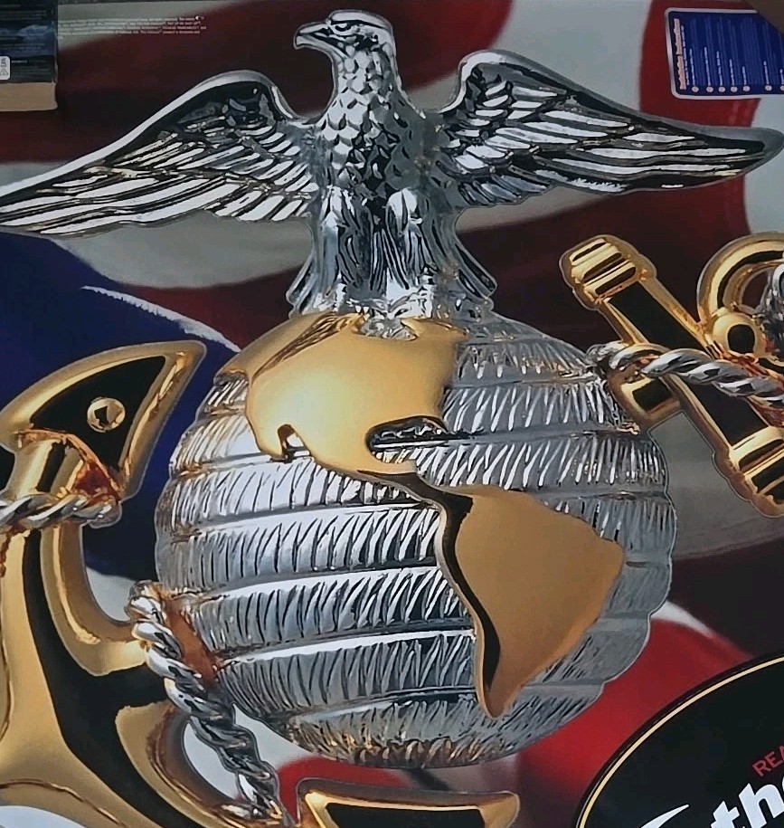 U.S.M.C. FATHEAD WALL GRAPHIC EAGLE, GLOBE & ANCHOR
