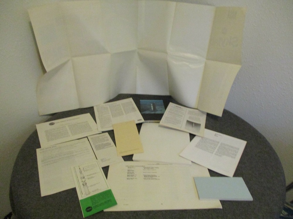 NASA APOLLO/SKYLAB MSFC DATA & EXPERIMENT SUMMARY CONTRACTORS BOOKS FOLD OUTS ++
