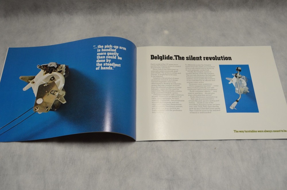 10 Data Sheets/Foldouts- Garrard &1 Foldout- Ferrograph. England. 1970s. Mint-