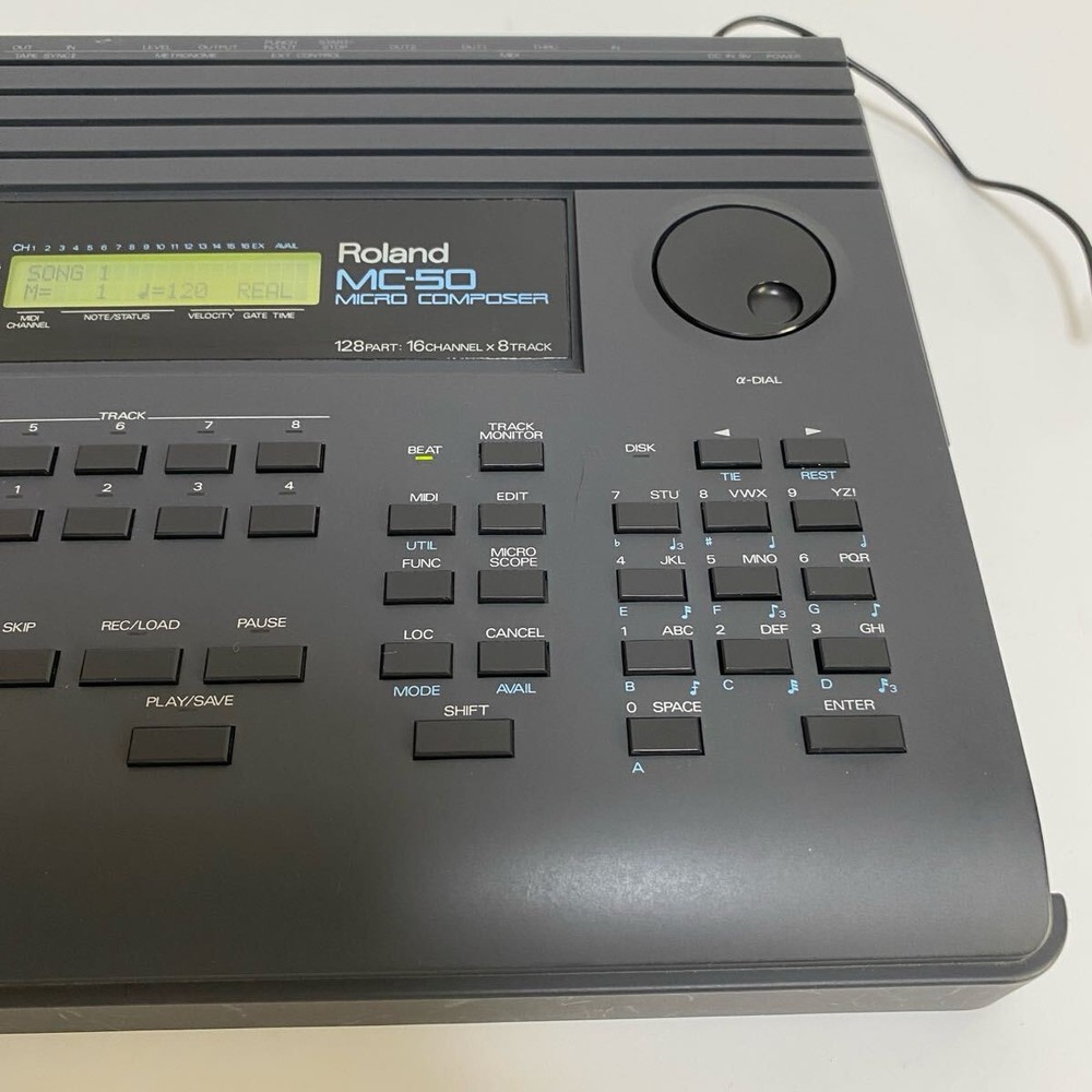 Roland MC-50 Micro Composer Sequencer Power on confirmed only.