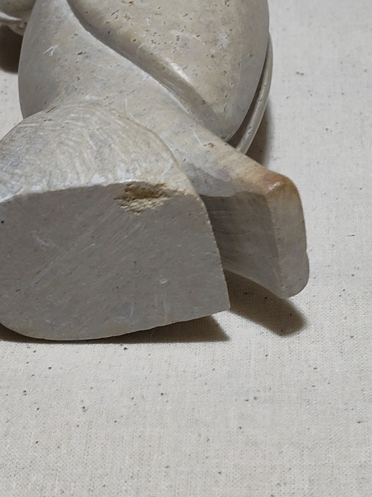 Carved Limestone Parrot Figure B19