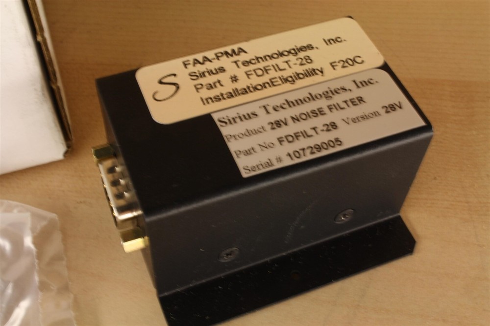 Flight Display Systems 28V Noise Filter FDFILT-28