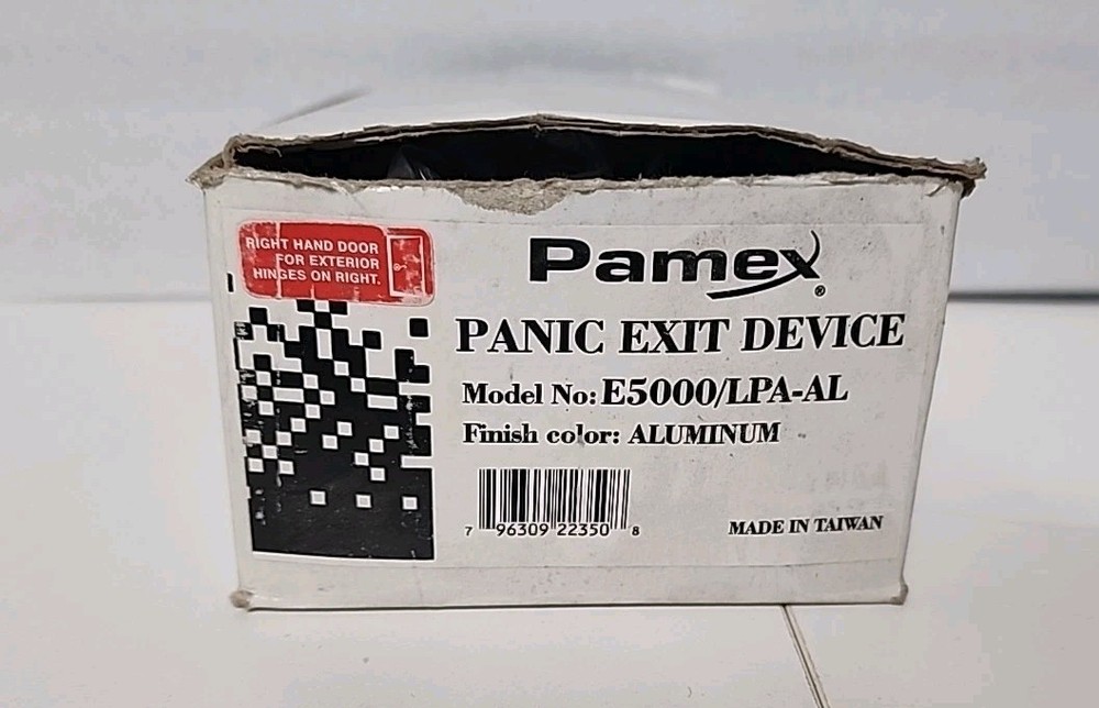PAMEX E5000/LPA-AL PANIC EXIT DEVICE