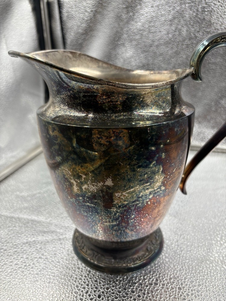 WMA Rodgers Silver Pitcher Vintage