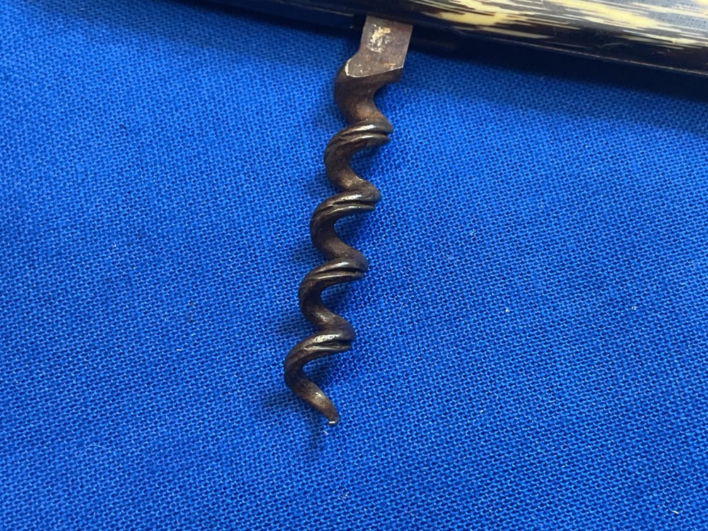 Vintage Eugen Hahn Folding Pocket Knife Corkscrew