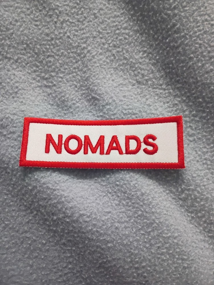 6 PC Red and White Front Vest Patched