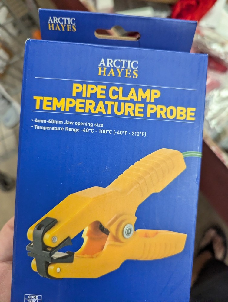 Pipe Clamp Temperature Lead K-Type Probe Thermocouple