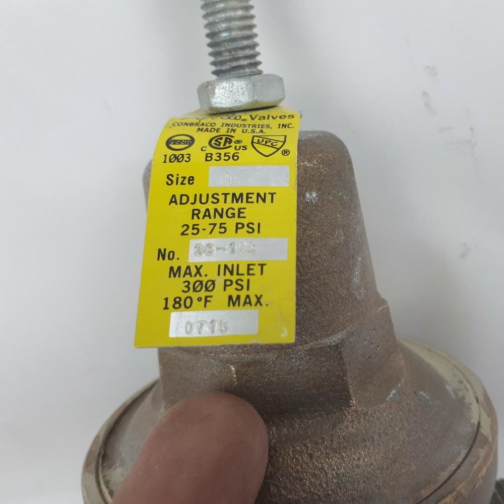 Apollo 1in Pressure Reducing Valve 25 - 75 psi