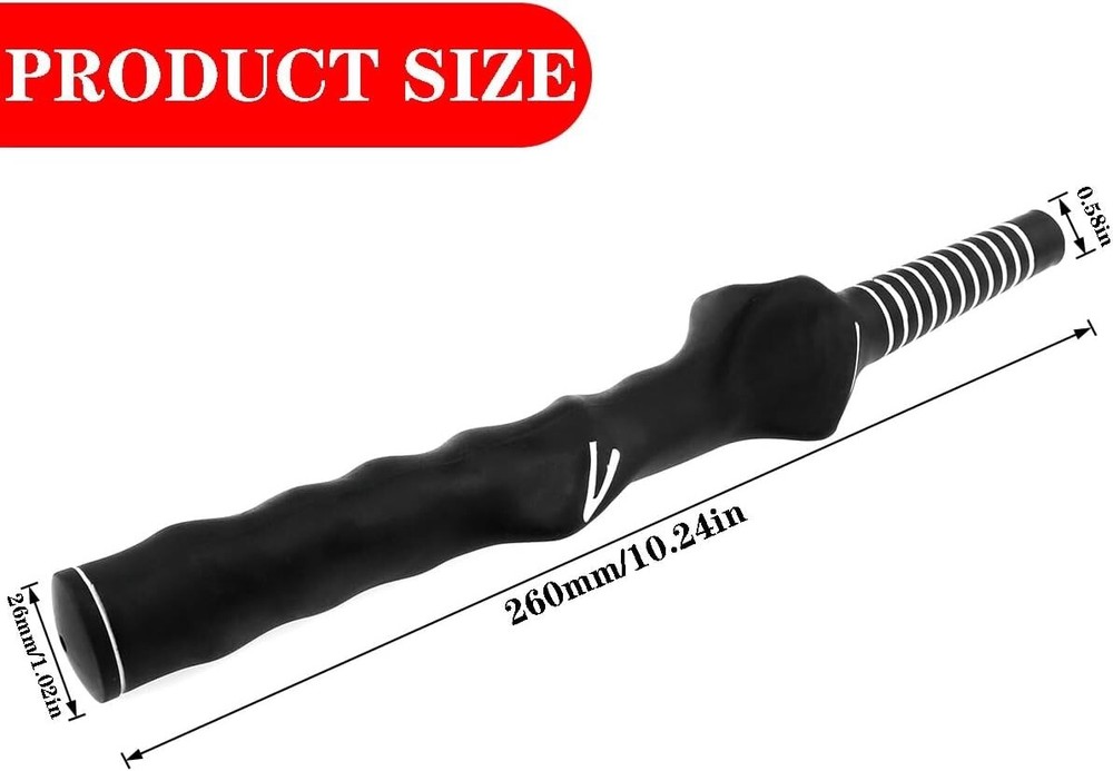 2 PCS Durable Right Hand Golf Swing Training Grip Aid Standard Teaching Trainer