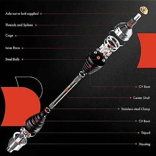 CV Axle Shaft Assembly - Compatible with Mitsubishi Front Driver Side