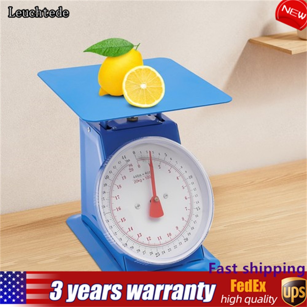Industrial Dial Scale Portion-Control Mechanical Dial Scale Heavy Duty Blue NEW