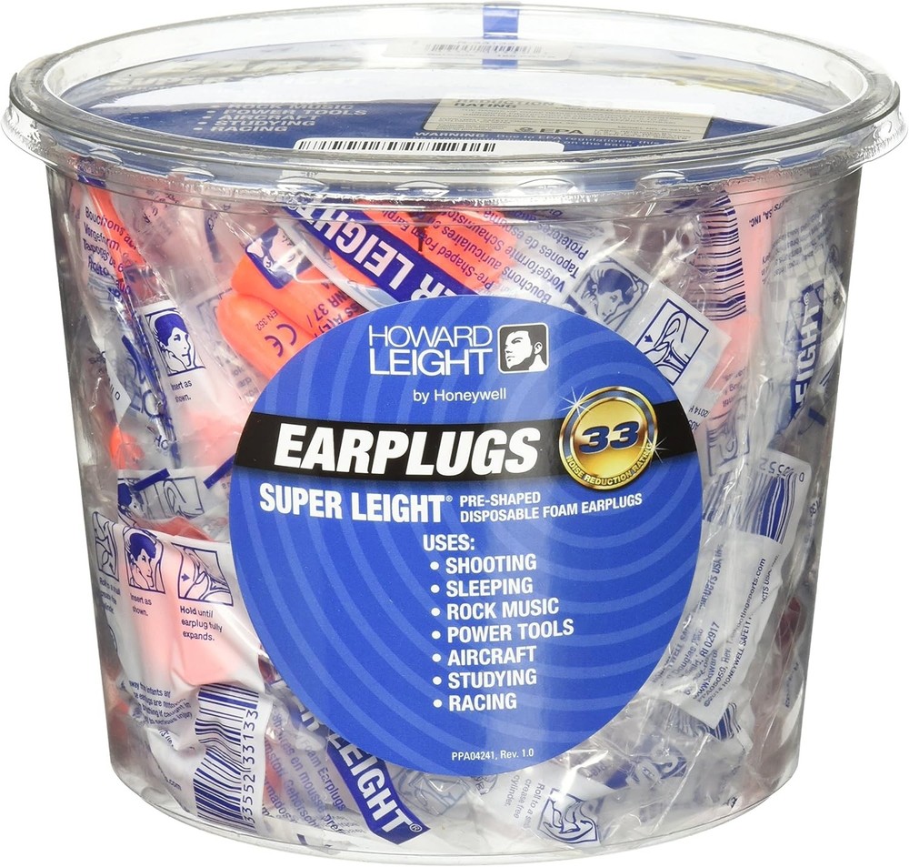 by eywell Super Leight Disposable Fo Shooting Earplugs,