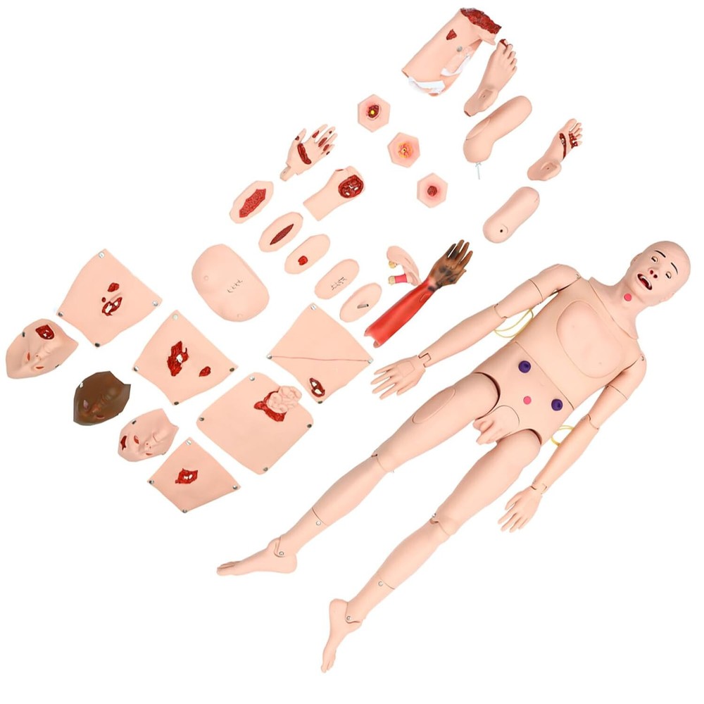 Patient Care Burn Teaching Model 24 Wound Modules Care NursingTraining Model