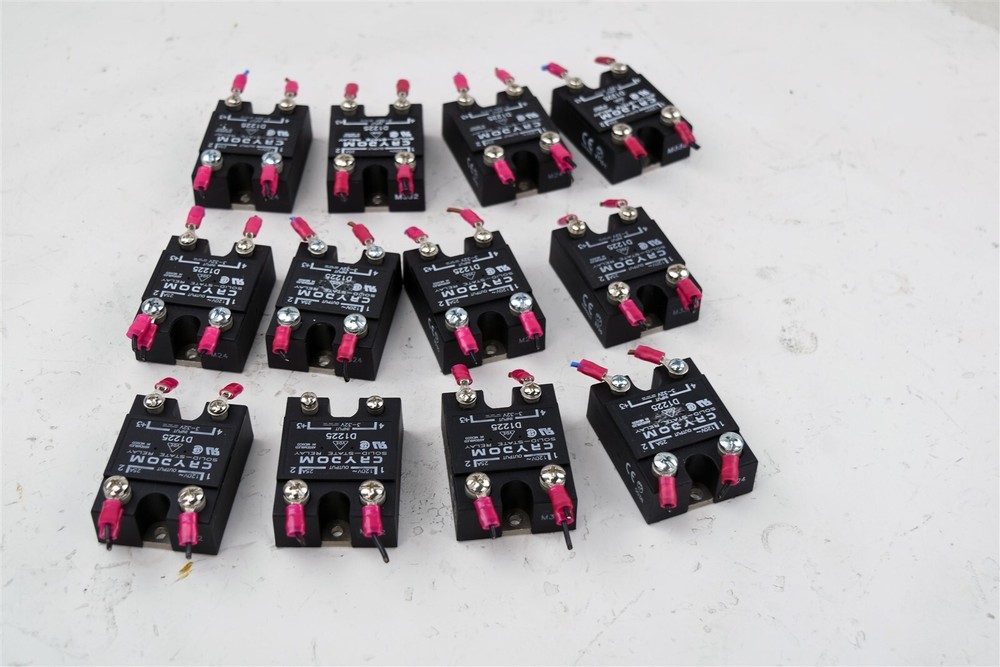 Lot of 12: Crydom Solid-State Relay D1225