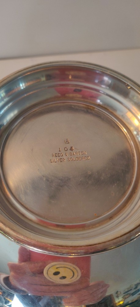Reed And Barton Silver Soldered Bowl #104