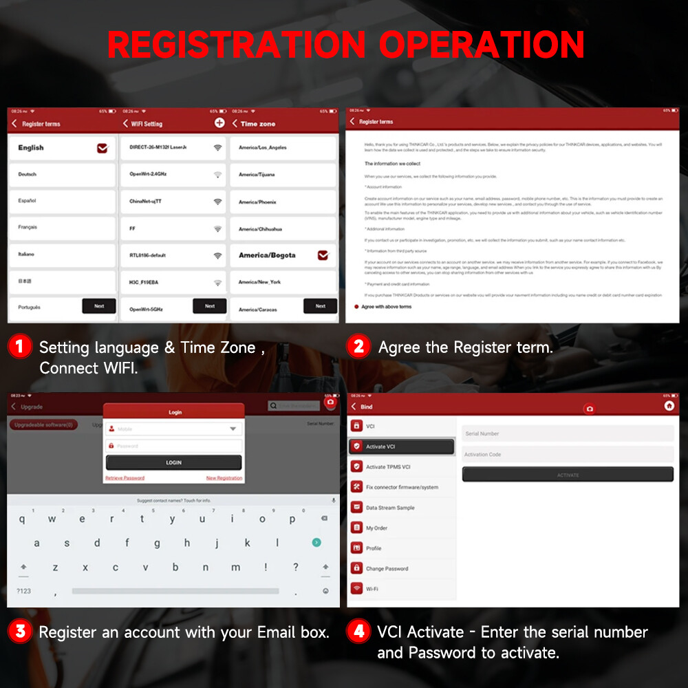 ANCEL DS300 Full System Diagnostic Scanner OBD2 Tool with Bi-Directional Control