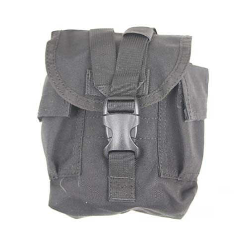 BLACK Vertical  MOLLE Small Tank Pouch
