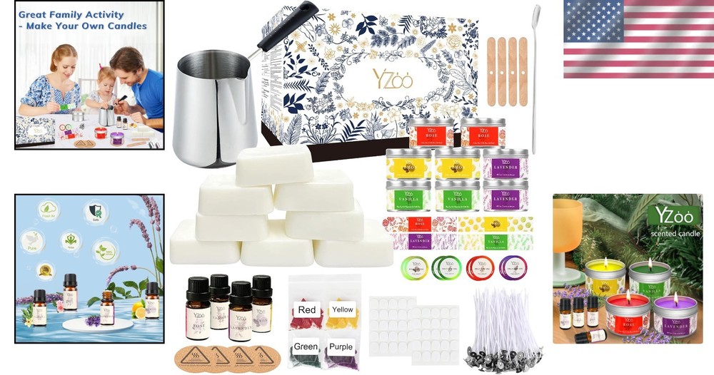 Creative Aromatherapy Candle Making Kit - Exquisite Gift for Any Occasion