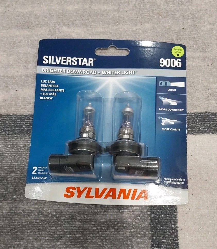Sylvania SILVERSTAR 9006 High Performance Headlights 2 Halogen Bulbs C3