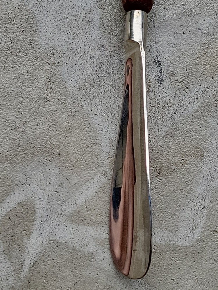 Deluxe 23" METAL Silver Eagle Handle Shoe Horn
