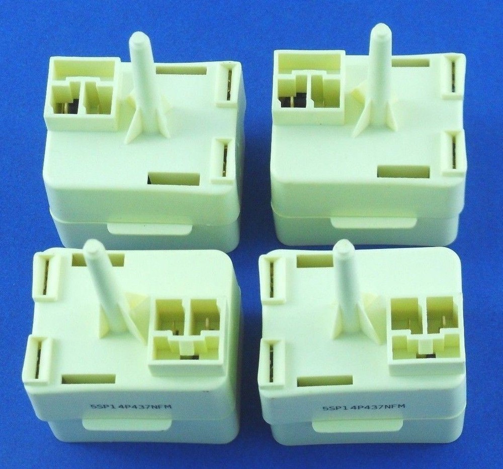 4-Pack Relay & Overload Compatible with Whirlpool Sears Refrigerator 2188830