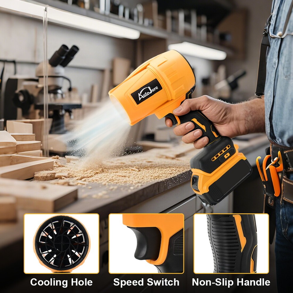 Cordless Handheld Leaf Blower for Dewalt 20v Violent Leaf Blower Fan Tool Only