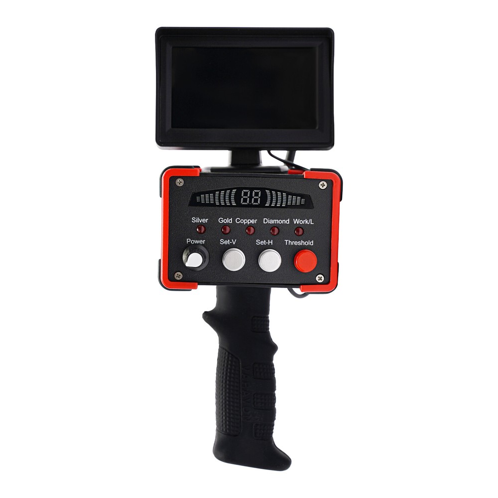 Long Range Metal Detector Chargeable LED Screen Gold Detector Silver 1000M 25M