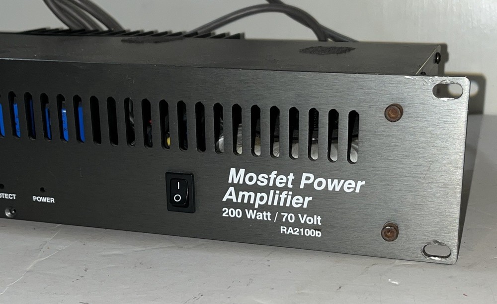 Rolls RA200 Rackmount Mosfet Power Amplifier - Tested