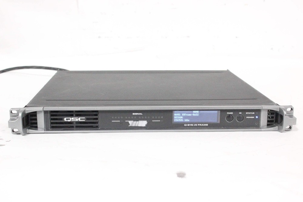 QSC Versatile Q-SYS I/O Frame Network Interface (1583-331)