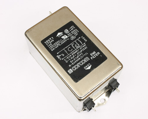 LOT OF 10 10VT1 CORCOM emi filter