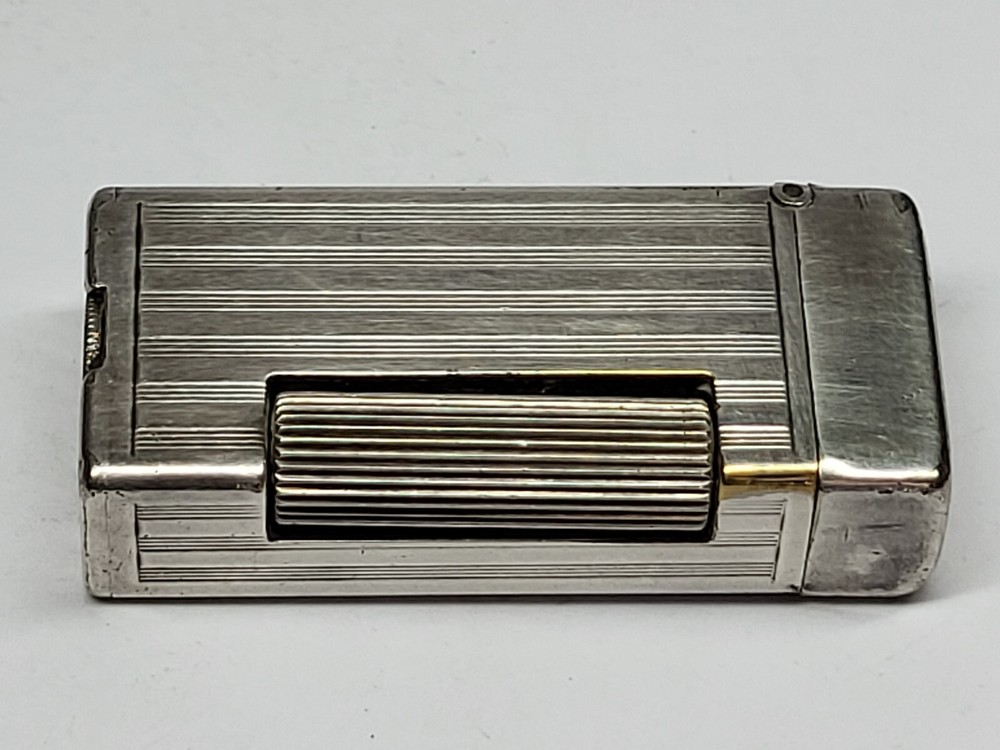 Vintage DUNHILL Silver Plated Mini Petrol Lighter