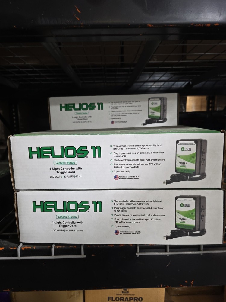 Titan Controls Helios 11 - 4 Light 240v Volt Controller w/ Relay Trigger Cord