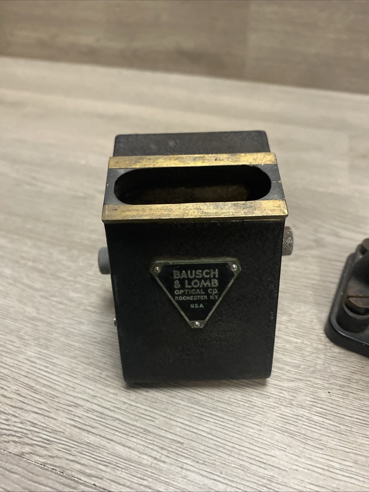 1920-30s Bausch & Lomb Microscope W/ Extras