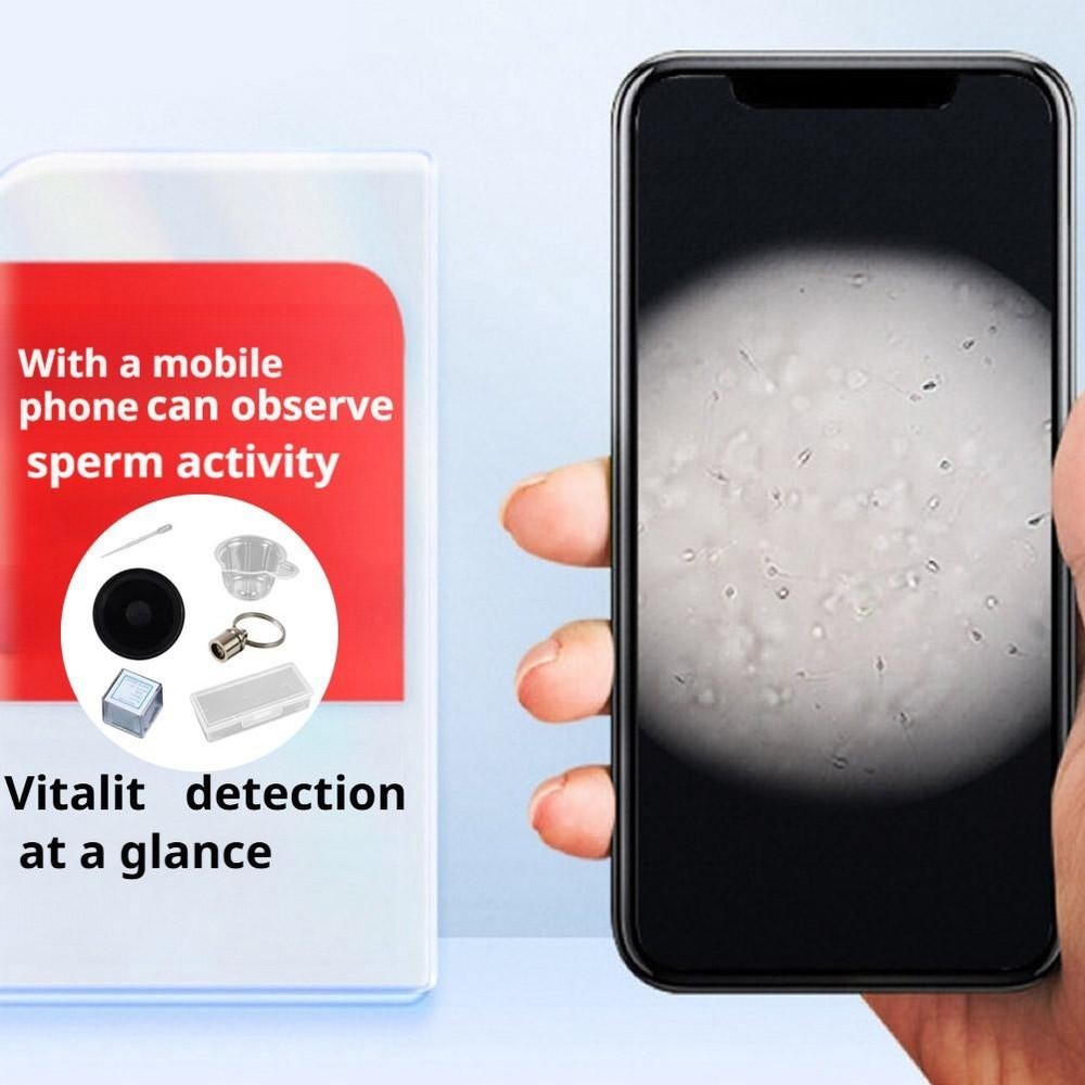 ·Mobile Phone Microscope Magnifying Glass Sperm Activity Detection J8X5
