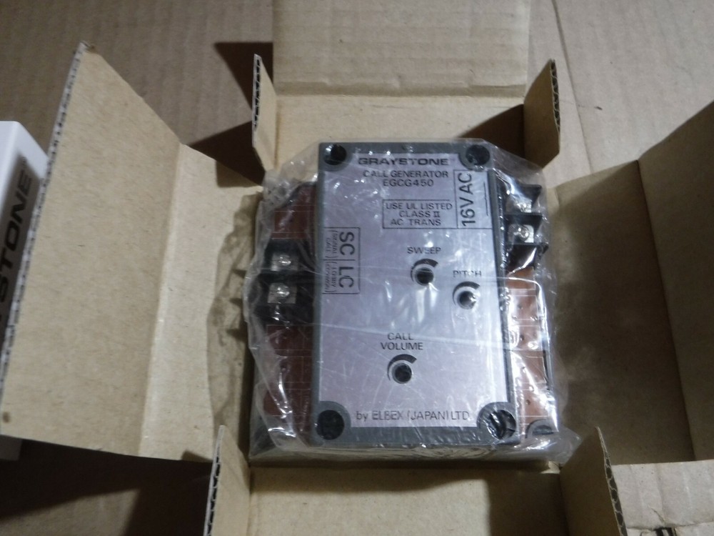 NEW ELBEX GRAYSTONE MODEL EGCG450 CALL GENERATOR